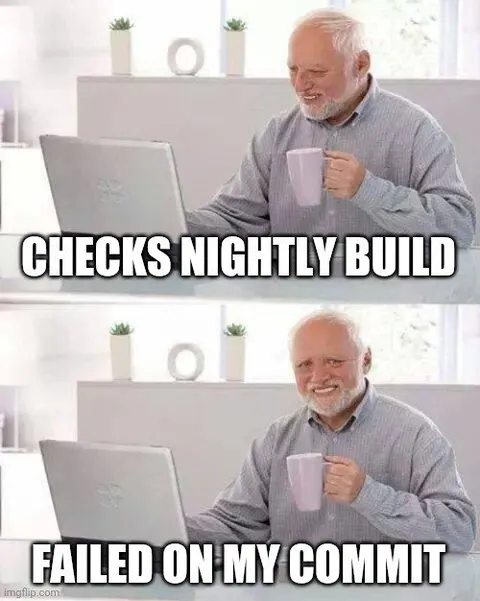 Nightly Build Failed on Commit