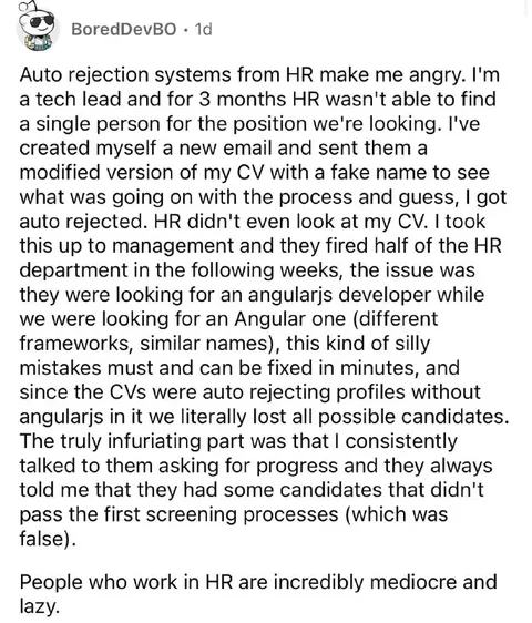 HR Auto-Rejection Blackpill