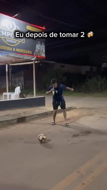 Depois de tomar duas cervejas