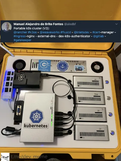 Portable Kubernetes Cluster in a Suitcase