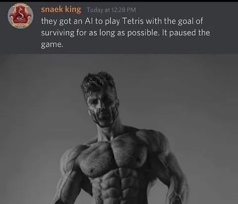 AI Pauses Tetris to Survive