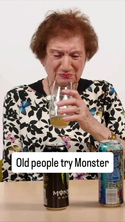 Old People Try Monster Energy
