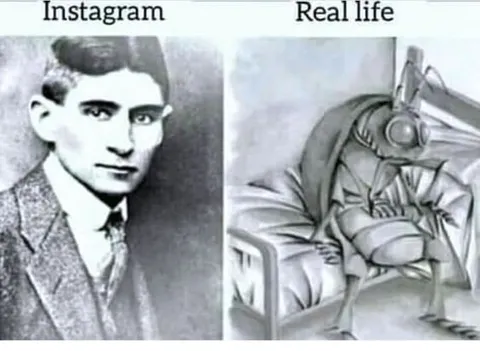 Instagram vs Real Life Kafka