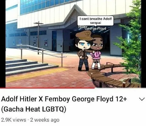 Adolf Hitler and George Floyd Gacha