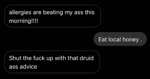 Allergies and local honey advice