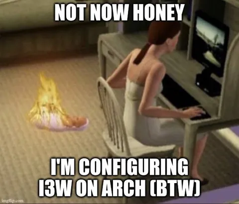 Not Now Honey, Configuring i3w