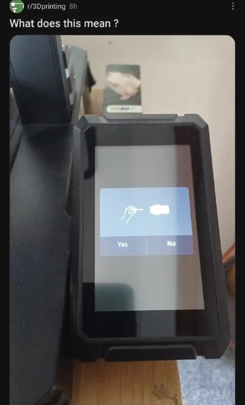 Printer Screen Gesture Mystery