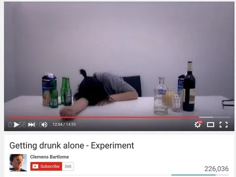 Getting Drunk Alone Experiment