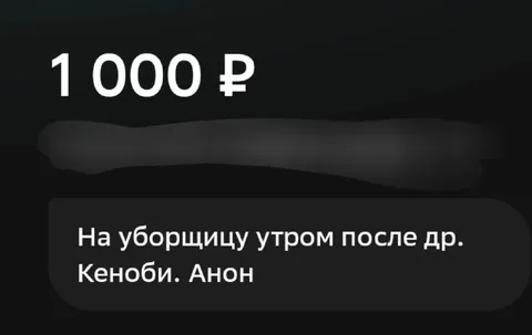 Уборщица после дня рождения Кеноби