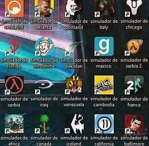 Simulador de todos los lugares