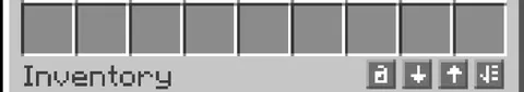 Minecraft inventory sorting buttons
