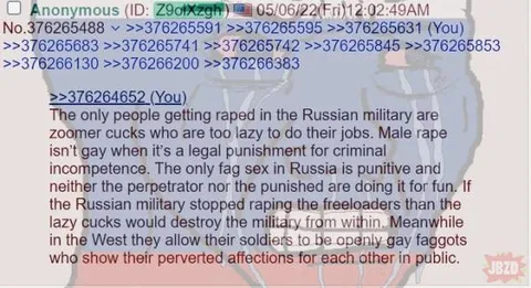 Russian Military Rape Rant
