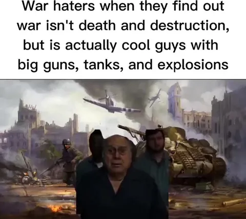 War Haters Discover Cool Explosions