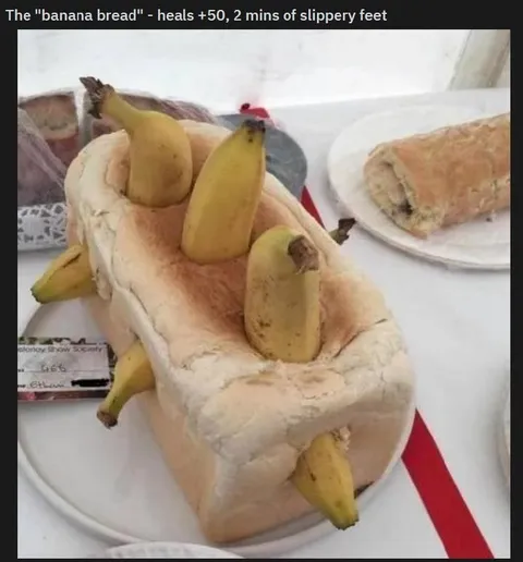 Banana Bread Slippery Feet