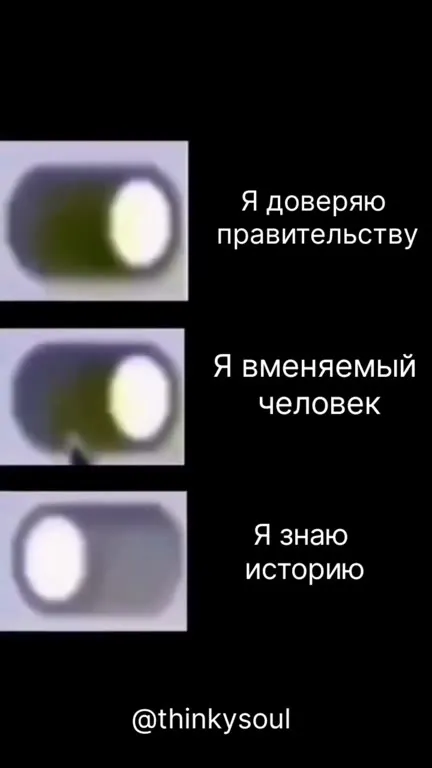 Переключатели доверия к правительству
