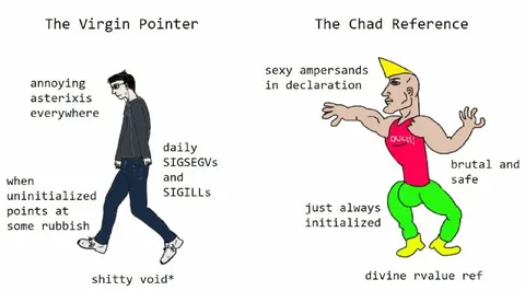 Virgin Pointer vs Chad Reference