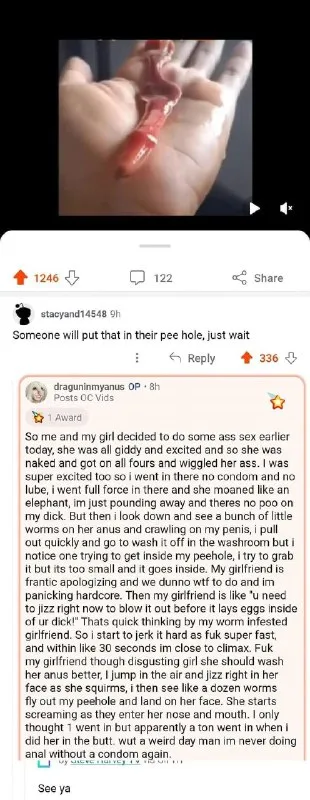 Worms in the Pee Hole