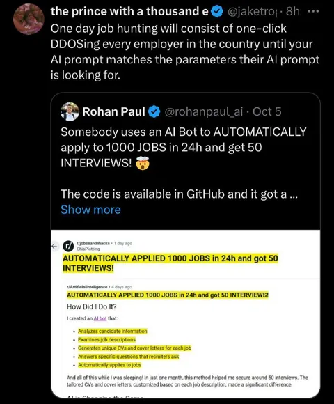 AI Applies to 1000 Jobs