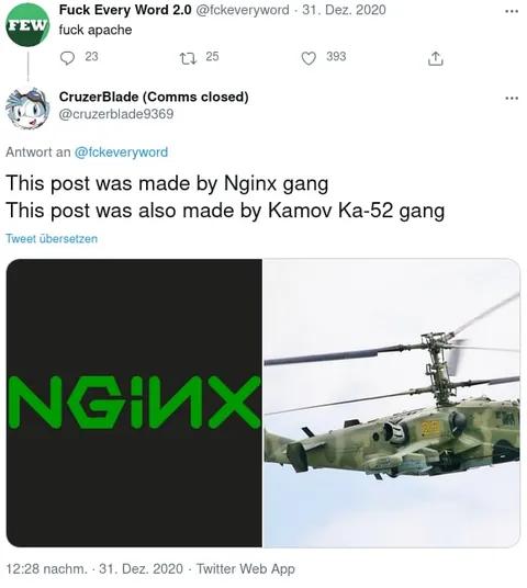 Nginx и Kamov Ka-52 gang