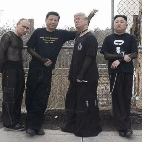World Leaders in Gangster Outfits