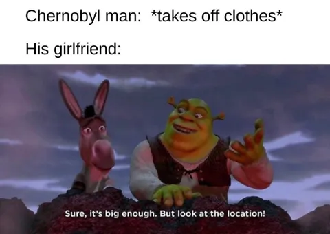 Chernobyl Man Takes Off Clothes