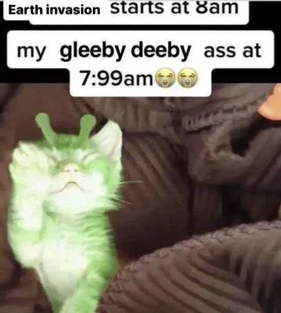Gleeby Deeby Before Earth Invasion