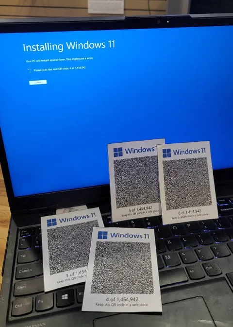 Windows 11 QR Code Marathon
