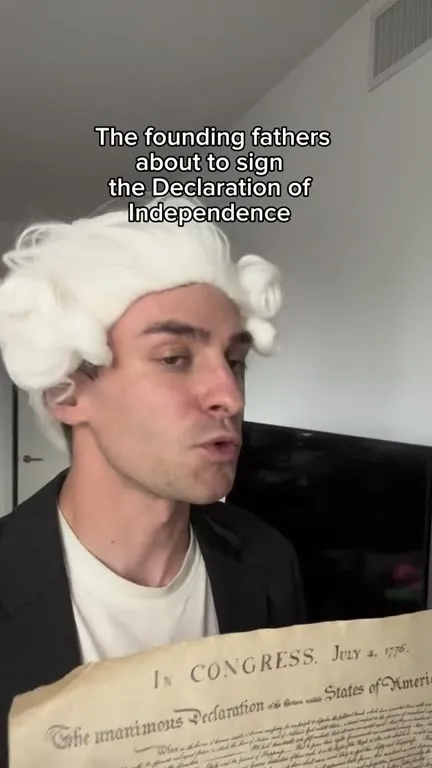 Founding Fathers Sign the Declaration