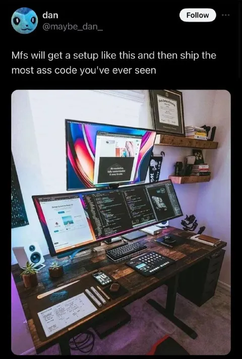 Fancy Setup, Terrible Code