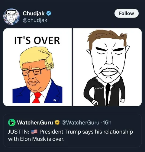 Trump and Musk Relationship Over