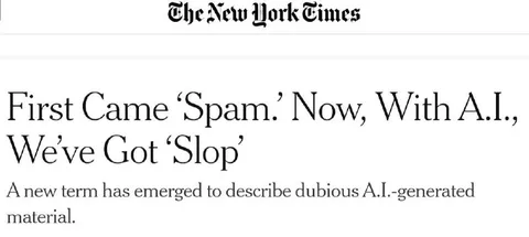 First Came Spam, Now Slop