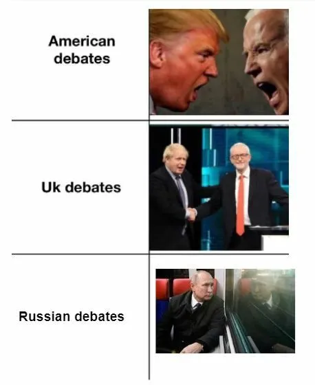 American, UK and Russian debates
