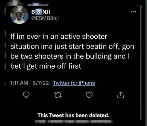 Active Shooter Gets Beaten Off