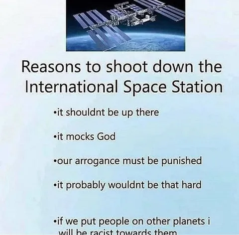 Reasons to Shoot Down the ISS