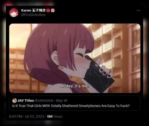 Shattered Smartphone Girls