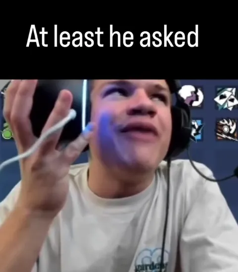 At Least He Asked Reaction