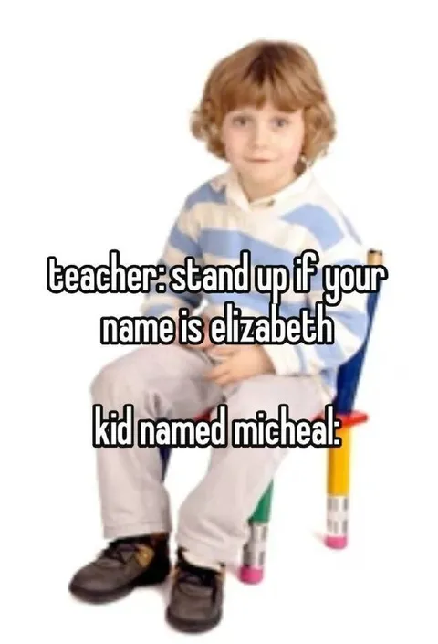Michael Stays Seated