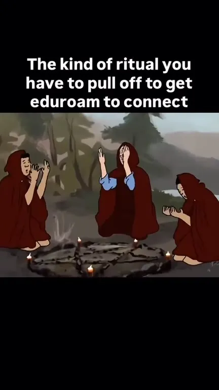The Eduroam Connection Ritual