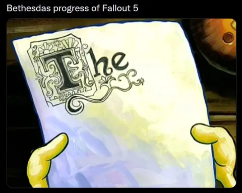 Bethesda's Progress of Fallout 5