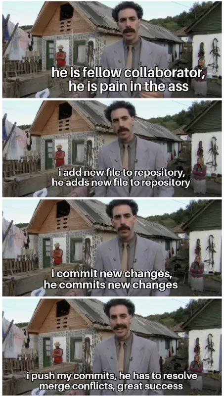 Borat Git Collaborator Chaos