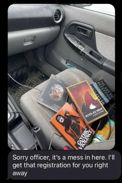 Sorry Officer, It’s a Mess