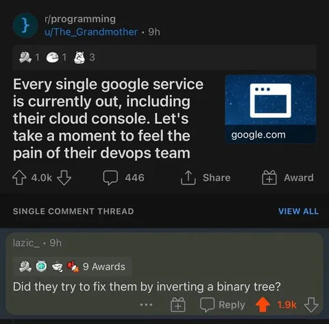 Binary Tree Google Cloud Fix