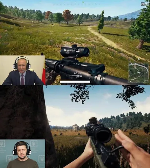 Путин и Зеленский в PUBG