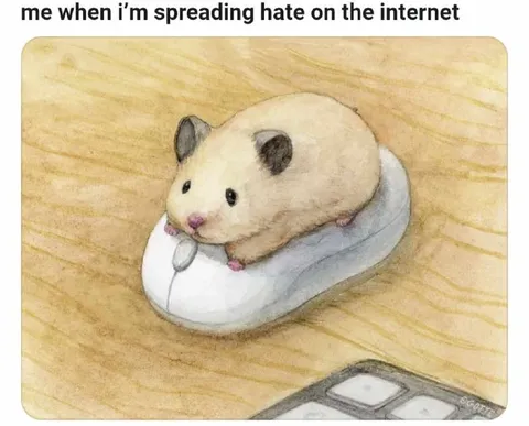 Hamster Spreading Internet Hate