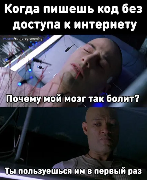 Мозг без доступа к интернету