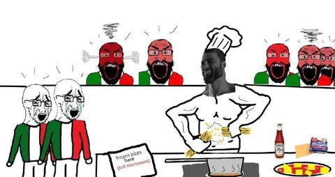 Microwaved Pizza Masterchef