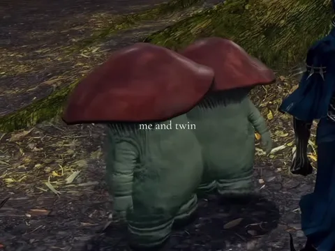 Me and Twin Running Away