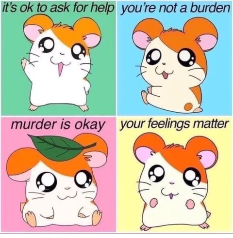 Cute Hamster Gives Unhinged Advice