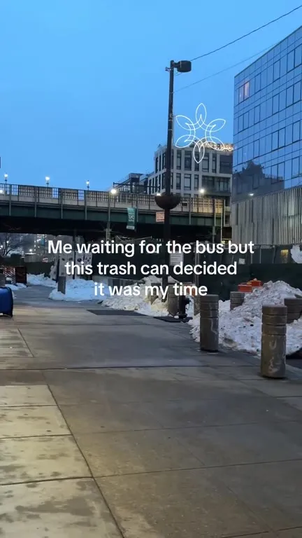 Trash Can Decides It Was My Time