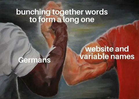 Germans and Variable Names